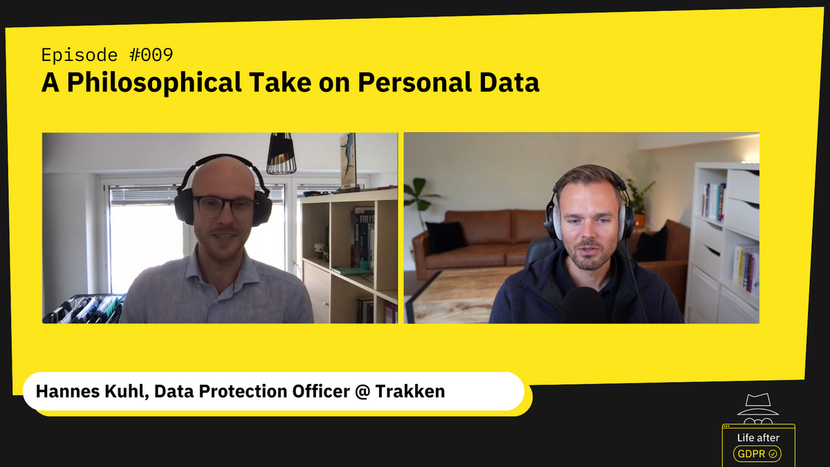 E009 - A Philosophical take on Personal Data with Hannes Kuhl